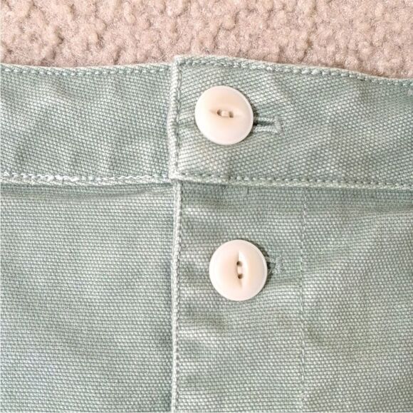Madewell Denim Emmett Mint Sage Skirt, size 26 - Picture 4 of 10
